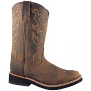 Smoky Mountain Youth Dark Crazy Horse Leather Boot