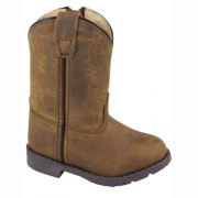 Smoky Mountain Toddler Hopalong Roud Toe Western Boot Distessed Brown