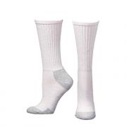 Boot Doctor Mens Mid-Calf Socks White 3 Pair