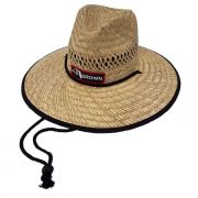 FloGrown Florida Flag Bottom Straw Hat with Strings