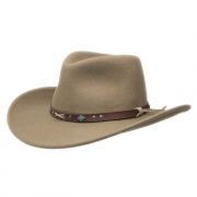 F&M Hat Company Black Creek Crushable Wool Felt Western Hat Putty