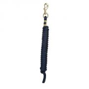 Weaver Poly Lead Rope Navy Solid 10ft