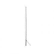 Weaver Leather Rubber Handle Lunge Whip with Popper Purple