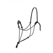 Weaver Silvertip Four Knot Rope Halter Small Black
