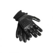 HandsOn Grooming and Bathing Gloves Black