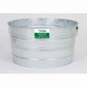 Alligator Brand Round Galvanized Hot Dip Wash Tub 8 Gallon