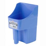 Little Giant Plastic Enclosed Feed Scoop Berry Blue 3 Quart