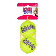 Kong SqueakAir Tennis Ball Squeaker Dog Toy Large 2ct