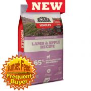 Acana Singles Lamb and Apple Recipe Dry Dog Food 4lb