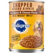 Pedigree Beef, Cheese & Bacon Flavor Ground Wet Adult Dog Food 13.2oz