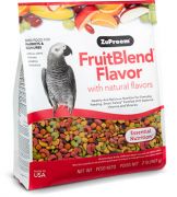 ZuPreem FruitBlend Parrot & Conure Bird Food 2lb