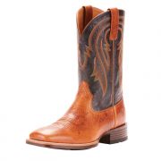 Ariat Mens Plano Square Toe Western Boot Gingersnap