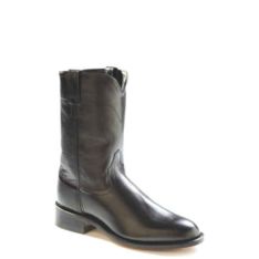 JAMA Old West Black Roper Boots