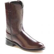 Old West Mens Roper Western Boot Cherry