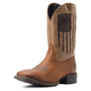 Ariat Mens Sport My Country VentTEK Western Boot - Faithful Brown