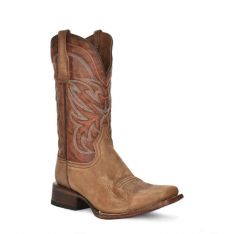 Corral Boots Cinnamon Brown Mens Western Embroidered Boots