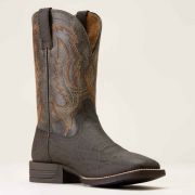 Ariat Steadfast Mens Western Boot - Chocolate Elephant Print
