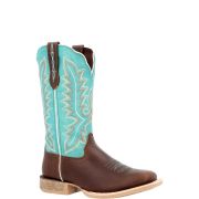 Durango Lady Rebel Pro Bay Brown Artic Blue Womens Western Boot