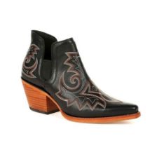 Durango Crush Ladies Snip Toe Fashion Western Boot Raven Black