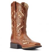Ariat Womens Round Up Bliss Midday Tan Western Boot