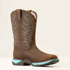 Ariat Anthem Waterproof Womens Western Boot - Dark Roast