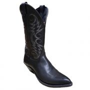 Abilene Genuine Leather J-Toe Womens Western Boots - Black