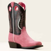 Ariat Futurity Fort Worth Childens Western Boot - Haute Pink Suede