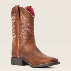 Ariat Youth Firecatcher Childrens Western Boot - Rowdy Brown