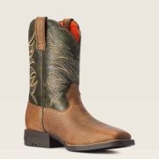 Ariat Youth Firecatcher Western Boot - Distressed Brown