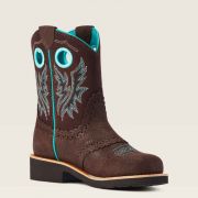 Ariat Fatbaby Cowgirl Childrens Western Boot - Royal Chocolate