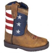 Smoky Mountain Toddlers Stars & Stripes Western Boot