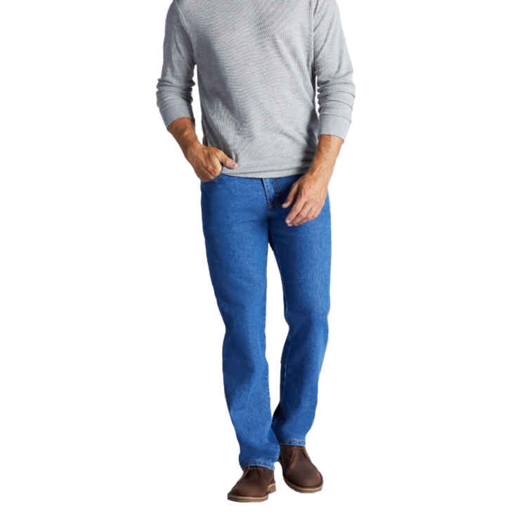 Lee Mens Regular Fit Staight Leg Jean Pepper Wash | Sunset Feed & Supply