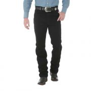 Wrangler Mens Cowboy Cut Slim Fit Jean Black