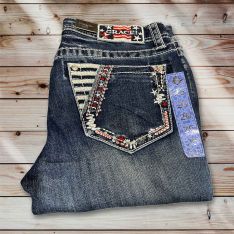 Grace in LA Americana with Stars Ladies Jeans