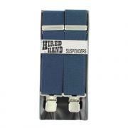 Hired Hand Adjustable Suspenders Navy