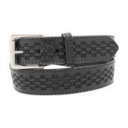 Gingerich Leather Heavy Duty Basketweave Work Belt Black