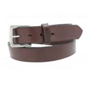 Gingerich Leather Heavy Duty Concealed Carry CCW Leather Stitched Gun Belt Brown