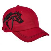 AWST International Lila 3D Horse Head Cap Red