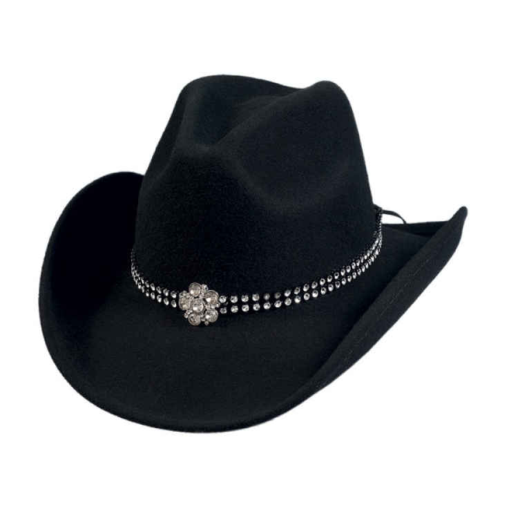 Bullhide Mine Kids Wool Felt Western Hat Black | Sunset Feed & Supply