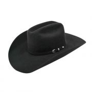 Ariat Adult 3X Black Wool Felt Western Hat