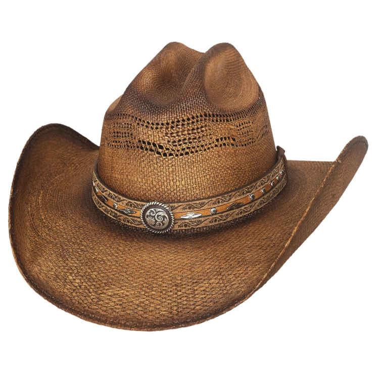 Bullhide Corral Dust Straw Western Hat Pecan | Sunset Feed & Supply