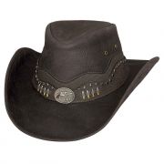 Bullhide Truth or Consequences Leather Western Hat Brown