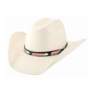 Bullhide Montecarlo Committed to Win Straw Hat Off White