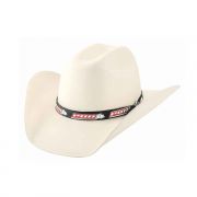 Bullhide Montecarlo Rookie of the Year Kids Straw Hat Off White