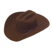 Ariat 6X Fur Felt Western Hat - Brown