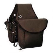 Weaver Leather Insulated Nylon Saddle Bag Brown