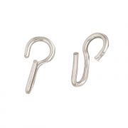 Weaver Leather Stainless Steel English Curb Chain Hooks Pair