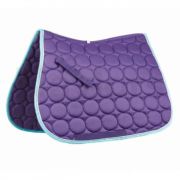 Weaterbeeta Roma Circle Quilt All Purpose English Saddle Pad Purple