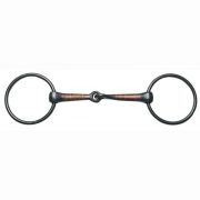 Weatherbeeta Korsteel Sweet Iron with Copper Inlay Loose Ring Snaffle Bit