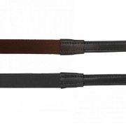 Camelot Pony Rubber Covered Reins Brown